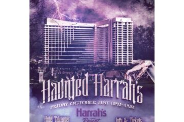 haunted harrahs halloween party bus locations pickup info discount hotel dj event info
