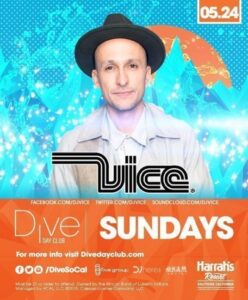 Harrahs Dive Dj Vice Tickets Discount Promo Code
