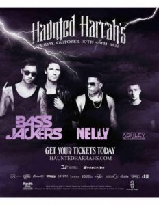 Haunted Harrahs Halloween 2015 PROMO CODE San Diego kennedy djhere