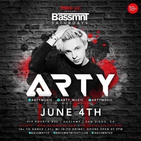 ARTY BASSMNT Night Club Promo Code Guest list Tickets