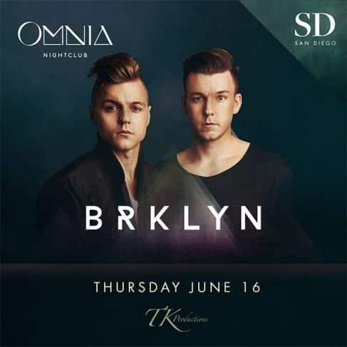 OMNIA SAN DIEGO BRKLYN NIGHT LIFE Tickets discount promo code