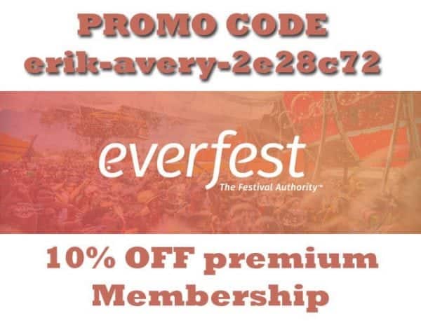 EverFest Membership Discount Promo Code Premium Festival coupons