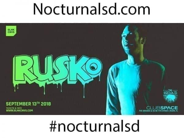 Rusko Club Space Miami 2018 Discount Tickets 18 and up events miami