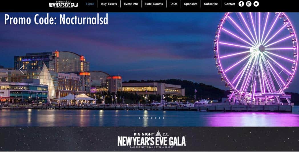 Big night nye dc promotional code