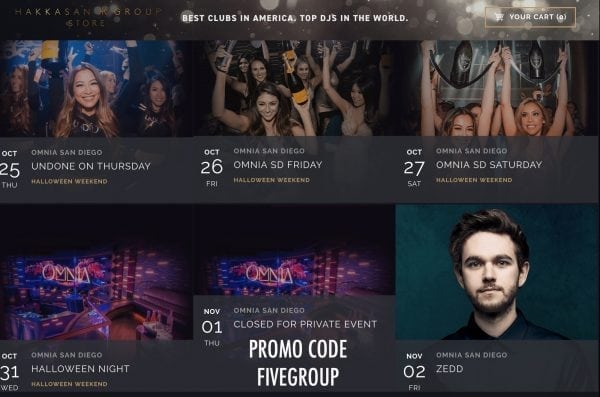 best halloween top halloween event san diego Omnia San Diego Halloween Promo Code