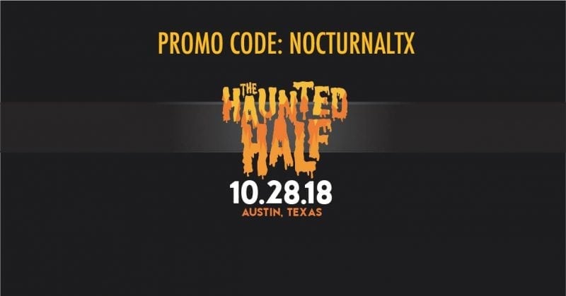 Haunted half marathon halloween austin run runners registration facebook discount gift card promo code