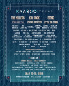 Kaaboo Texas promo code 2019