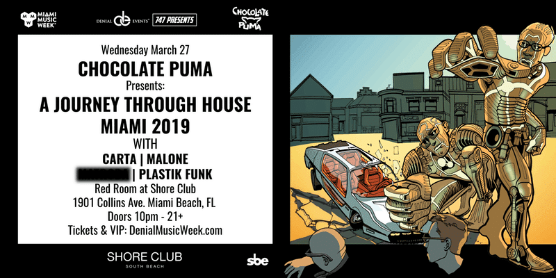 Chocolate Puma Miami Music Week 2019 Discount Tickets