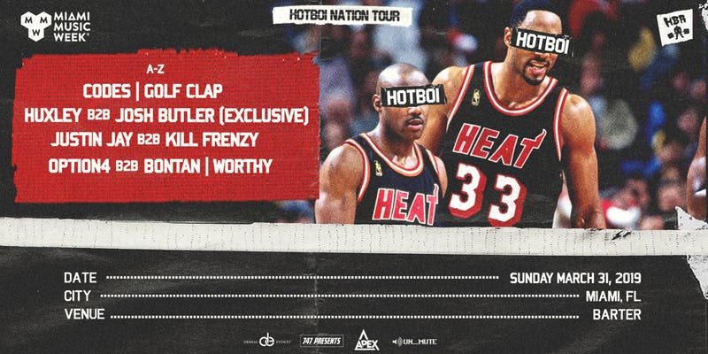 Hotboi Nation Miami Music Week Promo Code 2019, MMW 2019, VIP Passes, Ticket Tickets