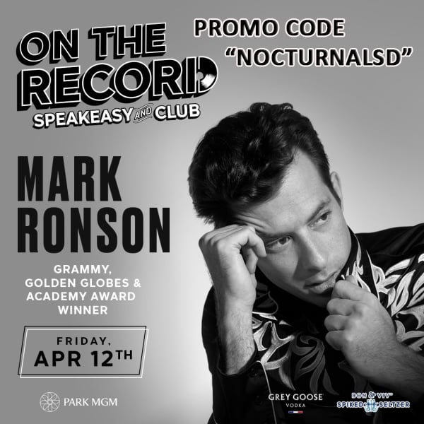 Mark Ronson Discount Tickets, Vegas Strip, Vegas Club