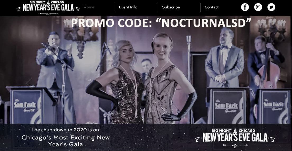 Big Night Chicago NYE Promo Code 