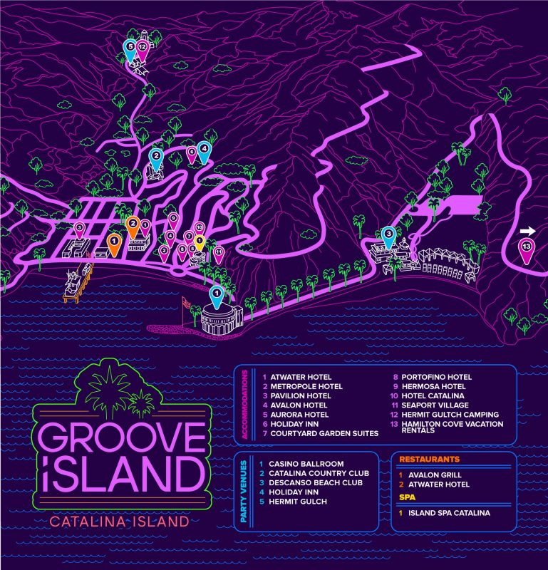 Groove Island Map