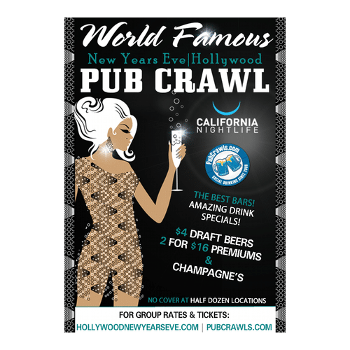 NYE PubCrawl 2020 Hollywood