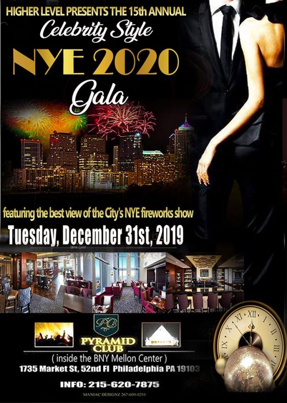 NYE Celebrity Style Fireworks Gala Philadelphia 2020