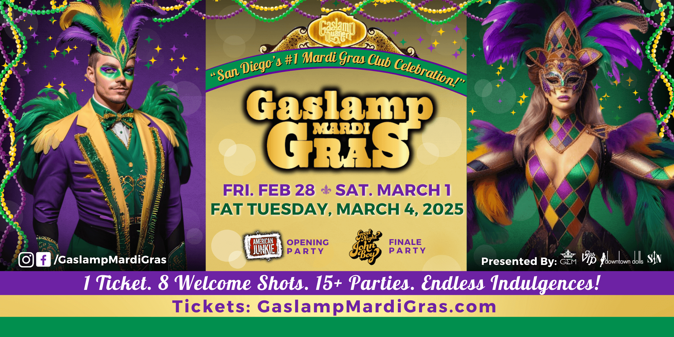 Mardi Gras Gaslamp Promo Code