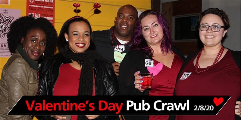 Valentines Day Colors Crawl 2020 Sacramento Promo Code, Beer Tasting, Bar Hop, Midtown Sacramento, Best Pub Crawls, Valentine's Day, Discount