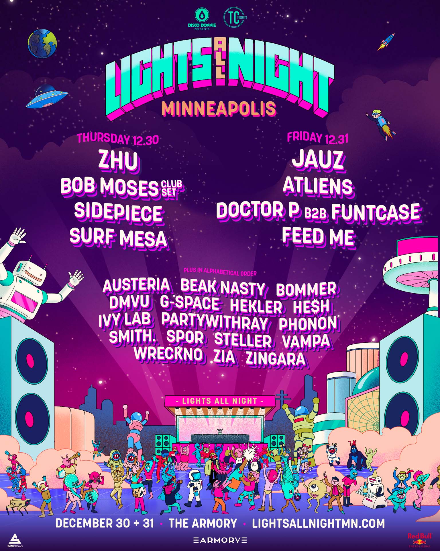 Lights All Night Minneapolis Promo Code, MN, Christmas, December, 2 Day Pass, Single Day Pass, VIP Pass, Tickets, Music, Venue, The Armory, Minneapolis