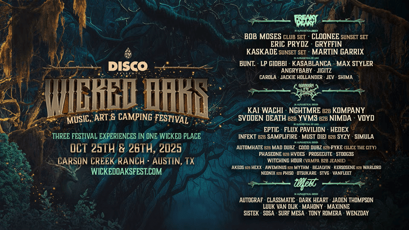 wicked oaks music festival 2025