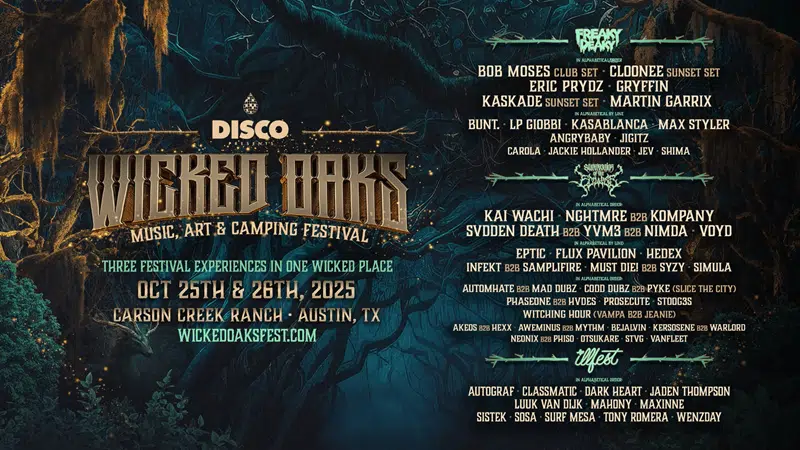 wicked oaks music festival 2025